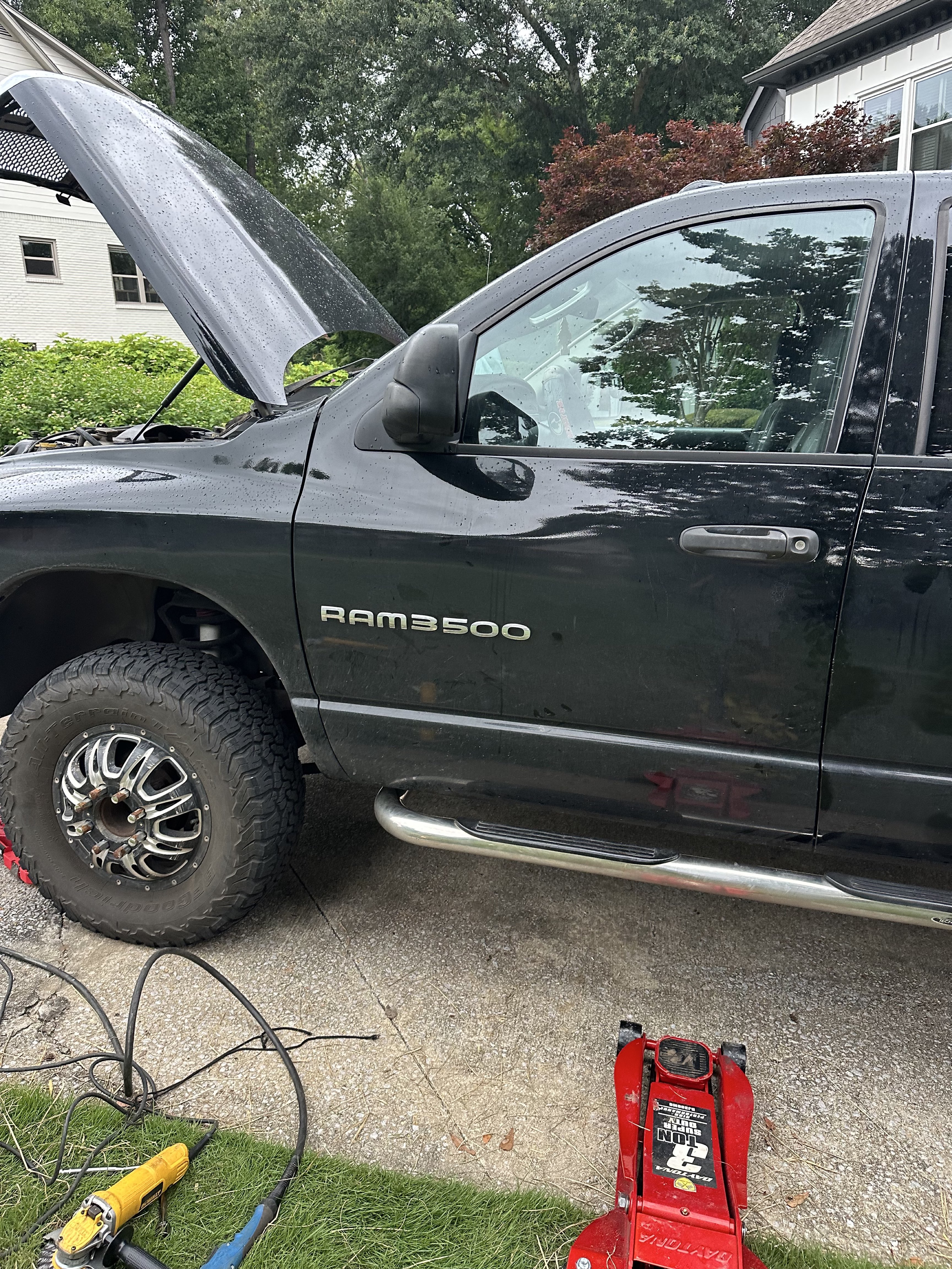 Completed mobile truck step welding repair by K&G Welding LLC in Birmingham